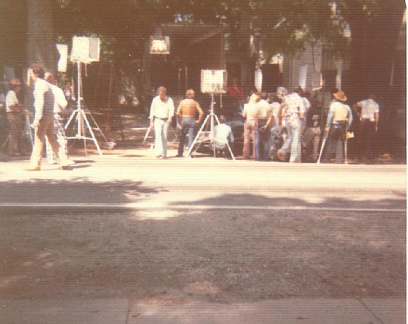 Smokey and the Bandit movie behind the scenes - Where the Trans Am drives off of the trailer at the beginning of the movie.